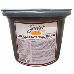 Buy 🥰 Sunset Farms Cooked Molasses 12% All Natural Horse Tub 15 Lb. 😍