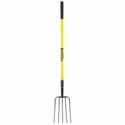 Outlet 🥰 TRU PRO 5 Tine Manure Fork 50 In. W/ Fiberglass Handle ❤️