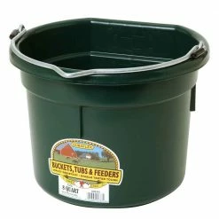 Discount 🥰 Little Giant Flat Back Plastic Bucket 8 Qt. 🧨 -Livestock Sales 2022 1008321 1