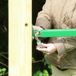 Top 10 🤩 Origin Point Brands Green Barrier Gate Adjustable 5-12 Ft. 🎁 -Livestock Sales 2022 7327928 3