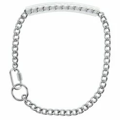 Cheapest 🔥 Weaver Leather Chain Goat Collar With Rubber Grip 😀