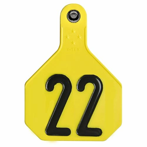 Wholesale ๐ Y-Tex® 2-Piece Large Yellow Ear Tags 1-25 ๐ 3 Wholesale ๐ Y-Tex® 2-Piece Large Yellow Ear Tags 1-25 ๐