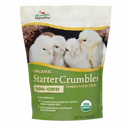 Promo 🤩 Manna Pro Organic Chick Starter Crumbles 5 Lb. 🎁 3 Promo 🤩 Manna Pro Organic Chick Starter Crumbles 5 Lb. 🎁