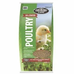 Buy 😀 Country Lane 18% Medicated Chick Starter/Grower Crumbles 40 Lb. 👏