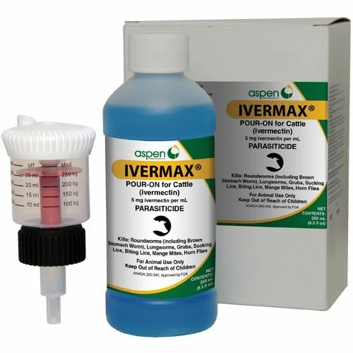 Best deal ๐ฅ Aspen Veterinary Resource IVERMAX® (Ivermectin) POUR-ON 250 ML ๐ 3 Best deal ๐ฅ Aspen Veterinary Resource IVERMAX® (Ivermectin) POUR-ON 250 ML ๐