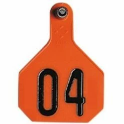 Best deal 🌟 Y-Tex® 2-Piece Large Orange Ear Tags 1-25 ✔️