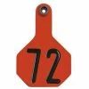 Promo 👏 Y-Tex® 2-Piece Medium Orange Ear Tags 51-75 😉 -Livestock Sales 2022 img9653048