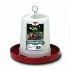 New 🤩 Little Giant Plastic Hanging Poultry Feeder - 3 Lb. 🎉